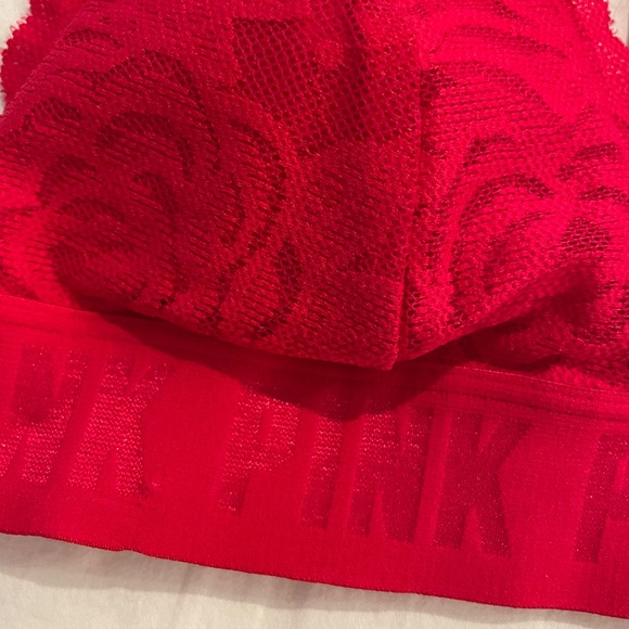 PINK red bralette size small - Picture 2 of 5
